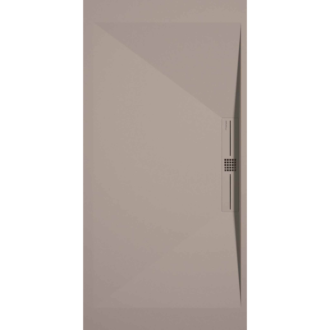 STONE SIDE receveur de douche extra-plat LISSE Sable
