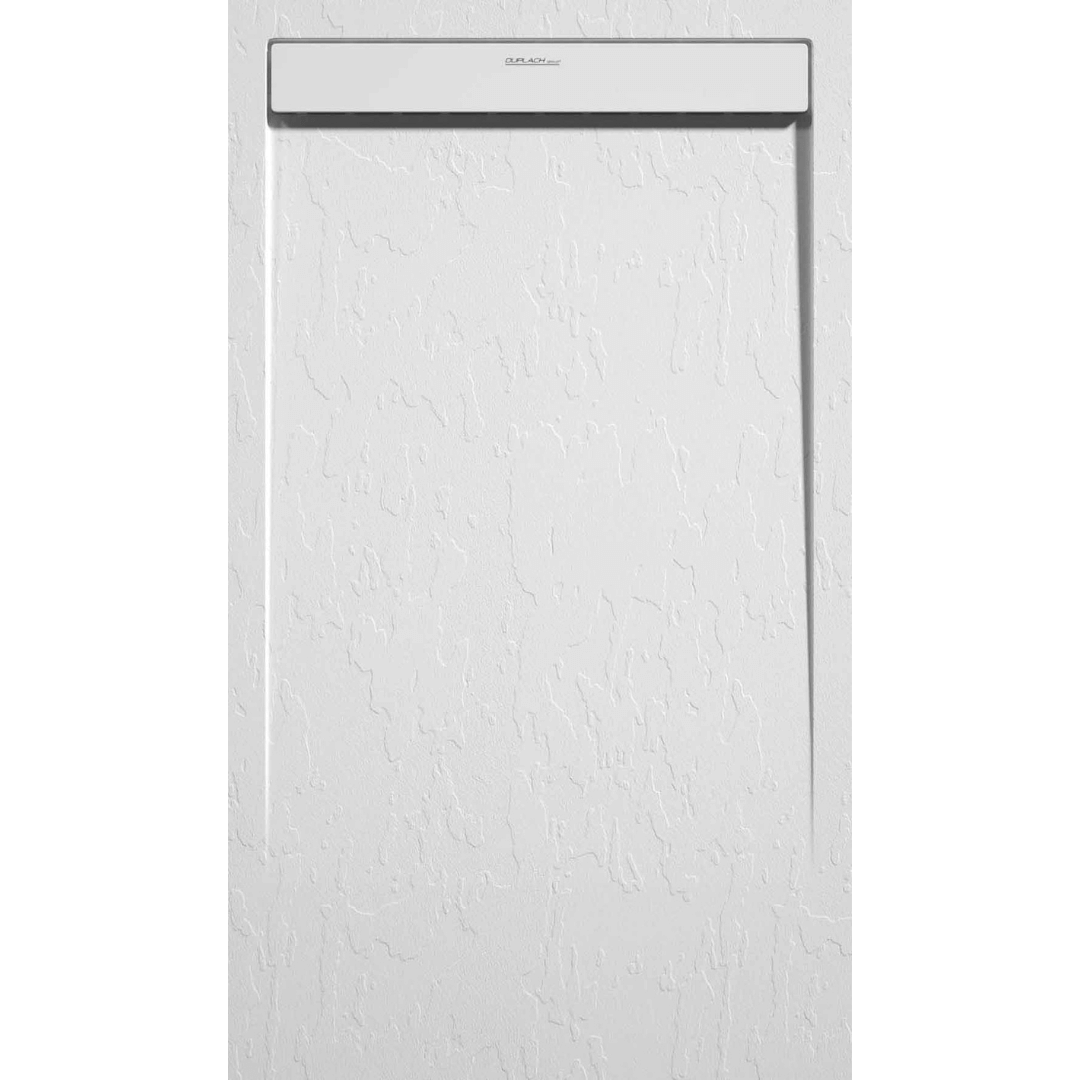STONE SMART receveur de douche extra-plat ARDOISE Blanc