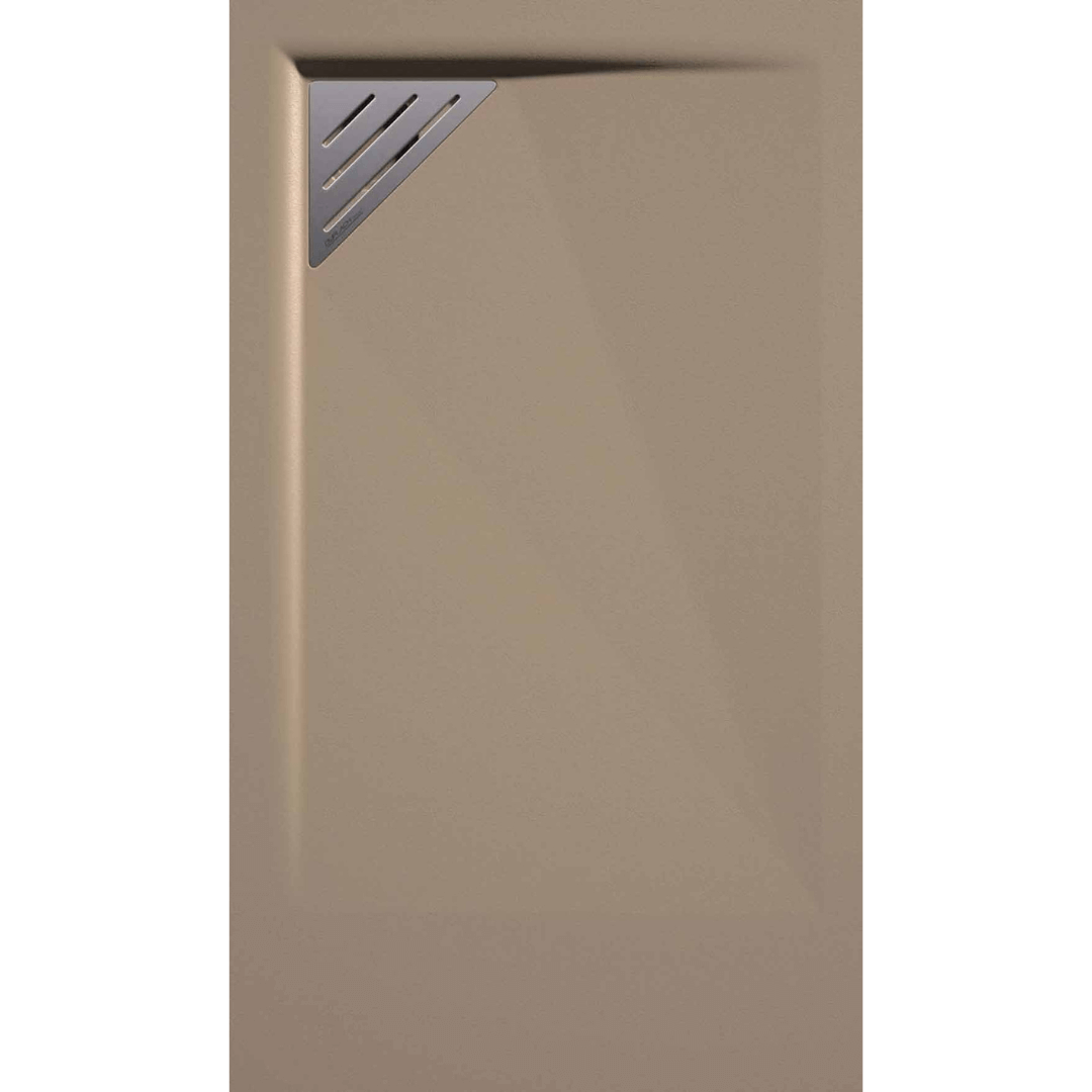 STONE MIO receveur de douche extra-plat LISSE Moka