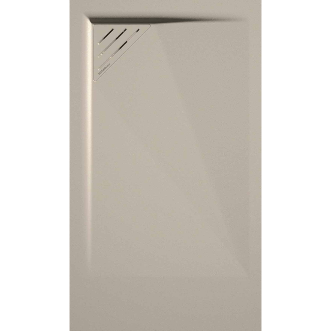 STONE MIO receveur de douche extra-plat LISSE Crème