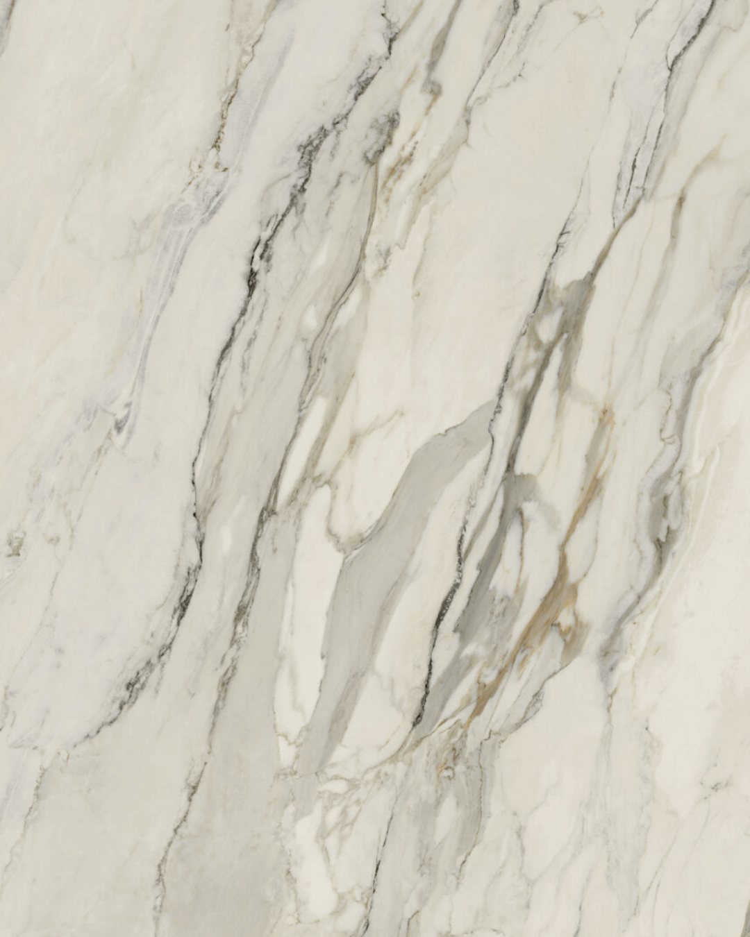 Grand Format Arabescato Corchia Pol 120x278 - Carrelage marbre blanc ivoire grain poli effet miroir bords rectifiés