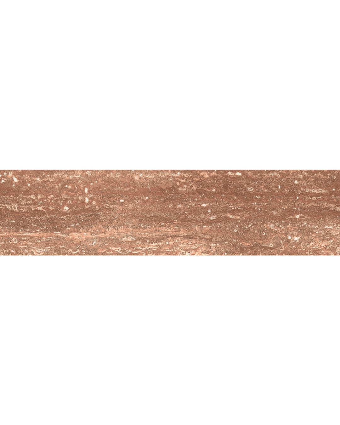 Ardome Red Mat 5,7x23,2 - Carrelage travertin rouge mat pour murs