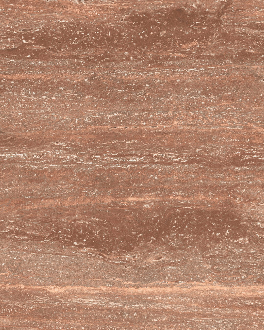 Ardome Red Lapatto 60x120 - Carrelage travertin rouge semi-brillant aux bords rectifiés pour sols et murs