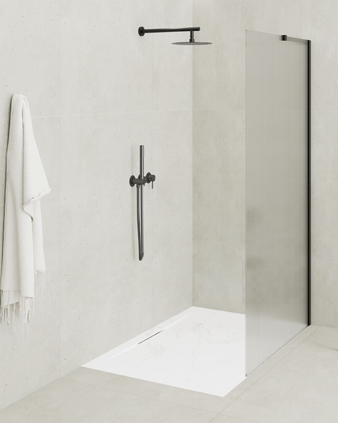 BAHÍA : Receveur de douche de plein pied antidérapant