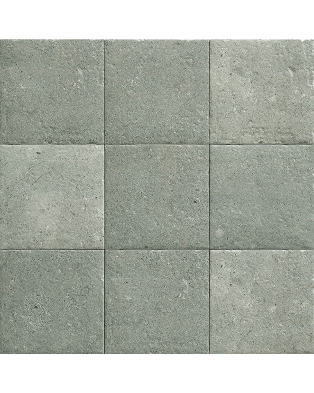 Bali Green Stone 20×20 - Carrelage vert mat mural et sol style Pierre