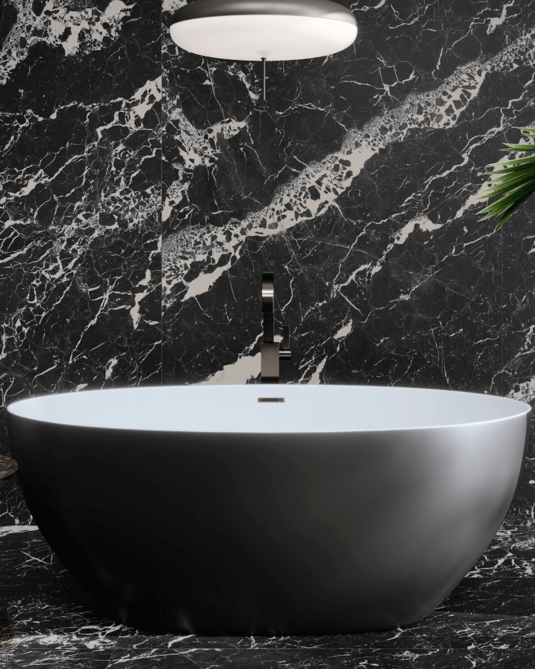 Grand Format Black Hispania Natural 120×278 - Carrelage marbre noir bords rectifiés