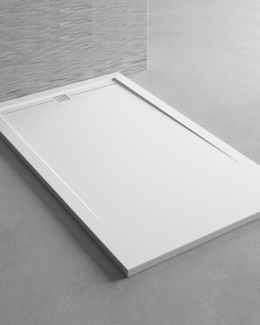 BLEND : Receveur de douche antidérapant - lisse et ardoise