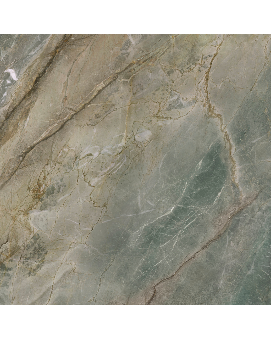 Brazil Green Honed 120x120 - Carrelage marbre vert laqué mat bords rectifiés