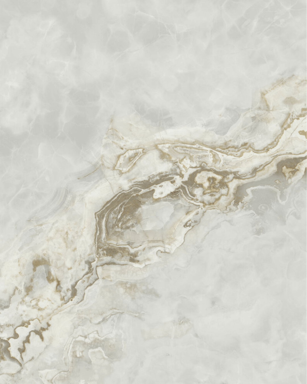 Cashmere White Pol 60x120 - Carrelage marbre blanc laiteux grain poli effet miroir bords rectifiés