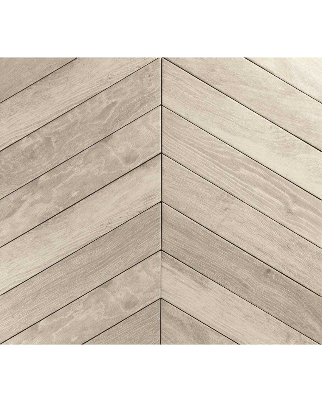 Chevron Yoho Cashew 8,5x44 - Carrelage effet bois Chêne blond