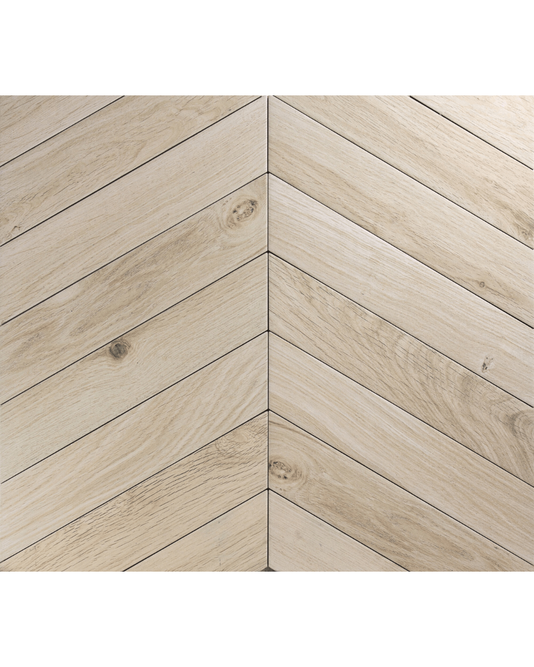 Chevron Oregon Haya 8,5x44 - Carrelage effet bois Hêtre