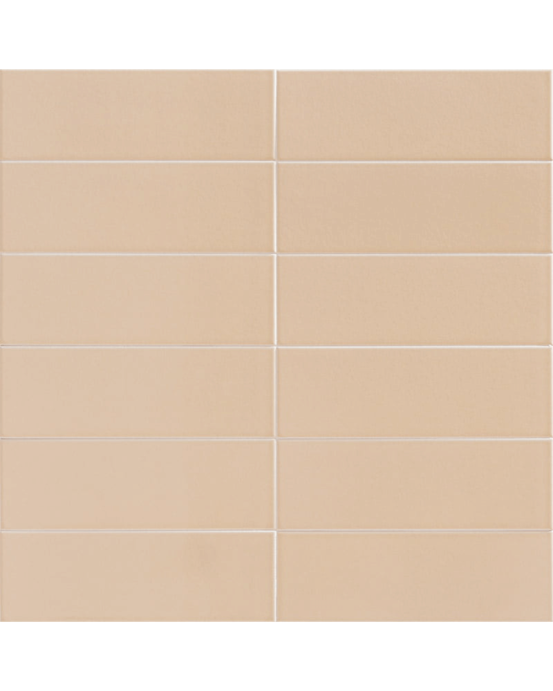 Jungle Peach 10x30 - Carrelage mural beige rosé mat
