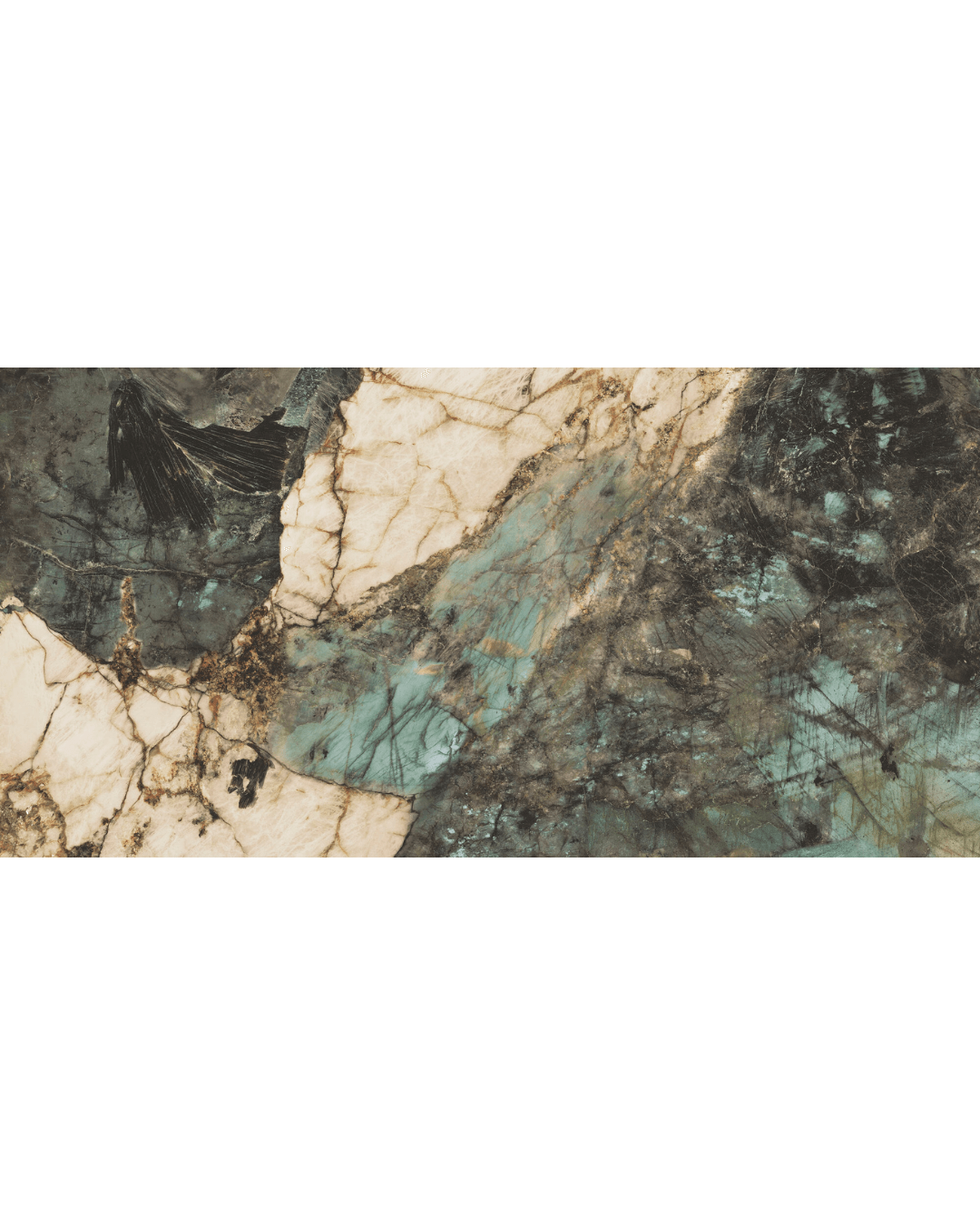 Magallanes Green Pol 60x120 - Carrelage marbre et pierre grain poli effet miroir bords rectifiés
