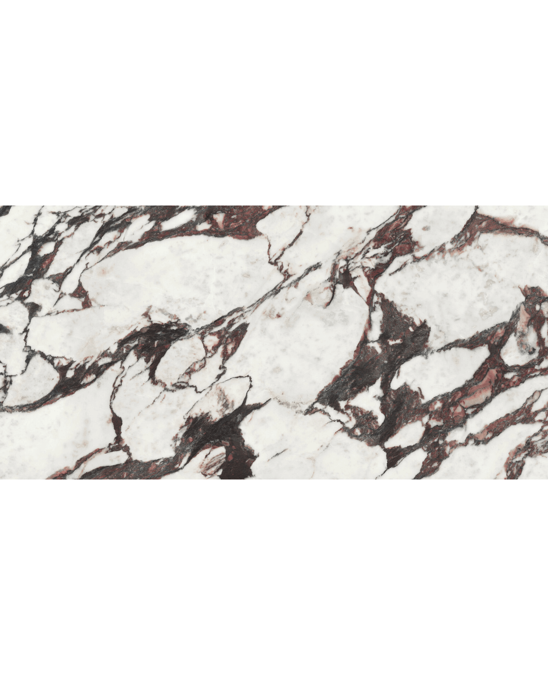 Medicea Marble 60x120 - Carrelage marbre blanc veiné noir grain poli effet miroir bords rectifiés