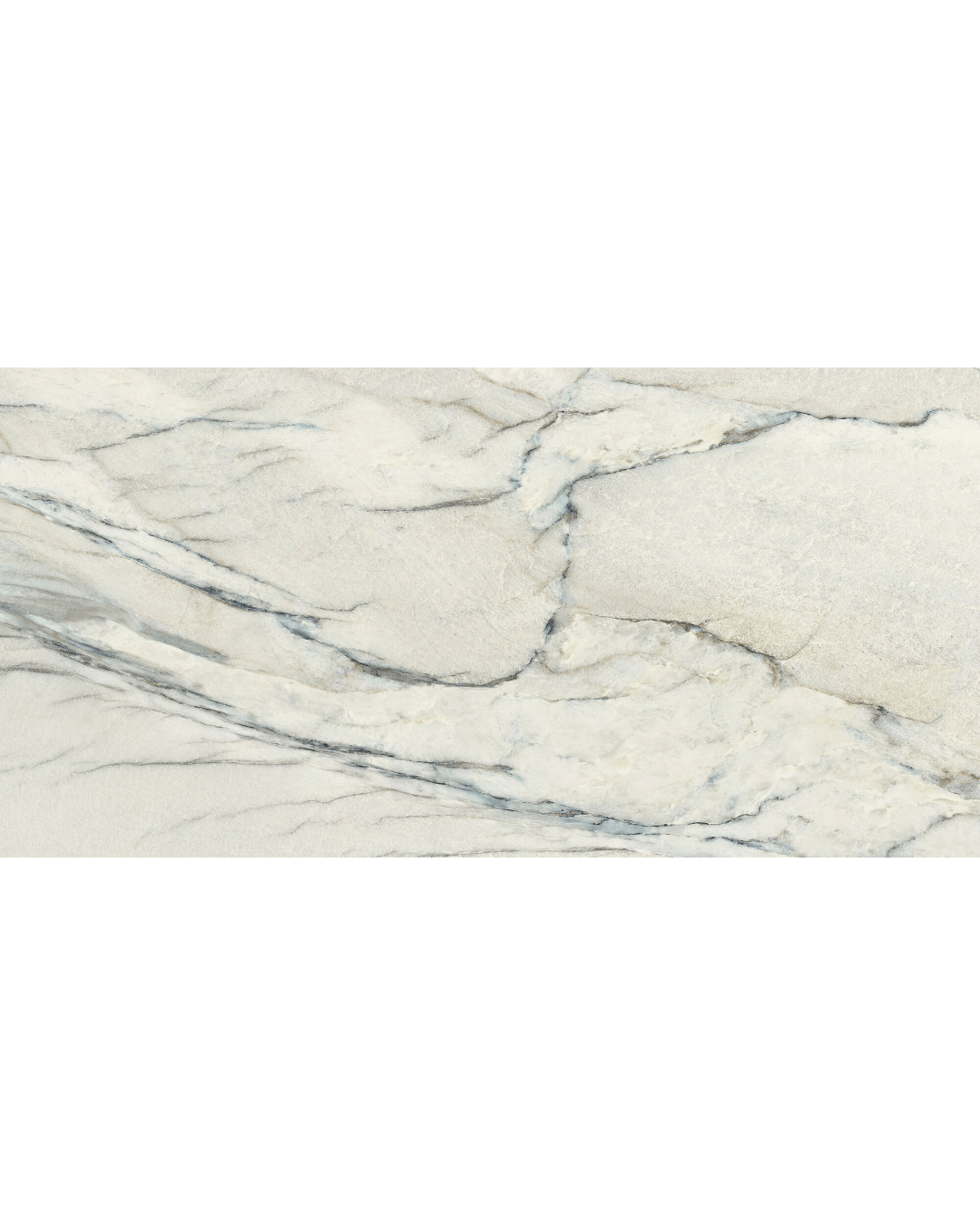 Anti-slip R10 Michelangelo Mat 30x60 - Carrelage antidérapant marbre blanc veiné gris-bleu finition mate mural et sol