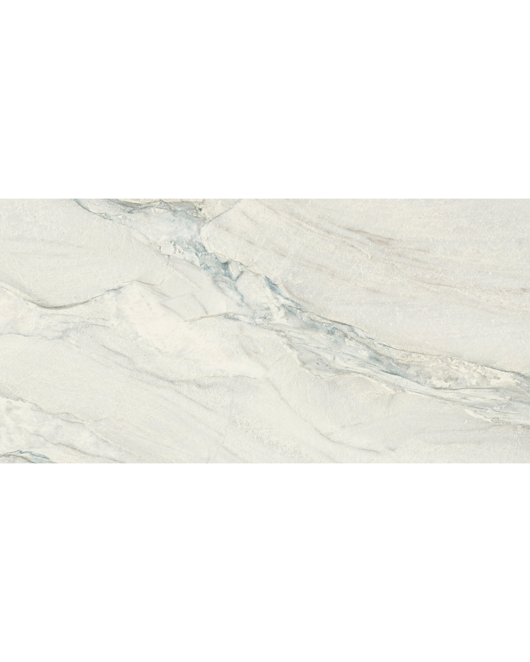 Michelangelo Poli 30x60 - Carrelage marbre blanc veiné gris-bleu grain poli effet miroir