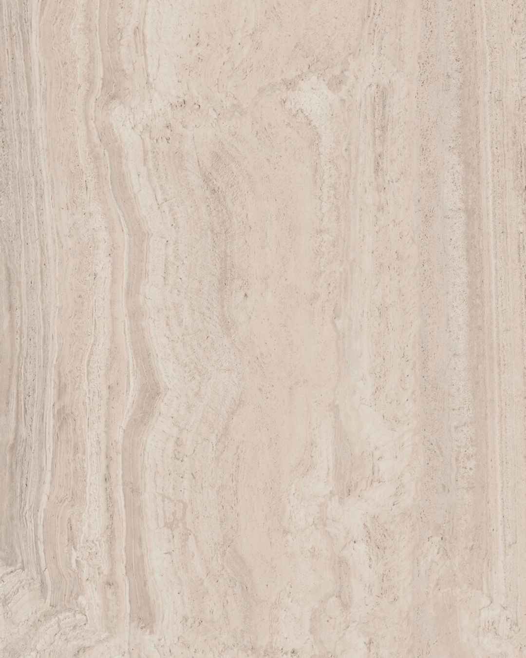 Grand Format Novelda Bone 120x280 - Carrelage effet travertin beige bords rectifiés