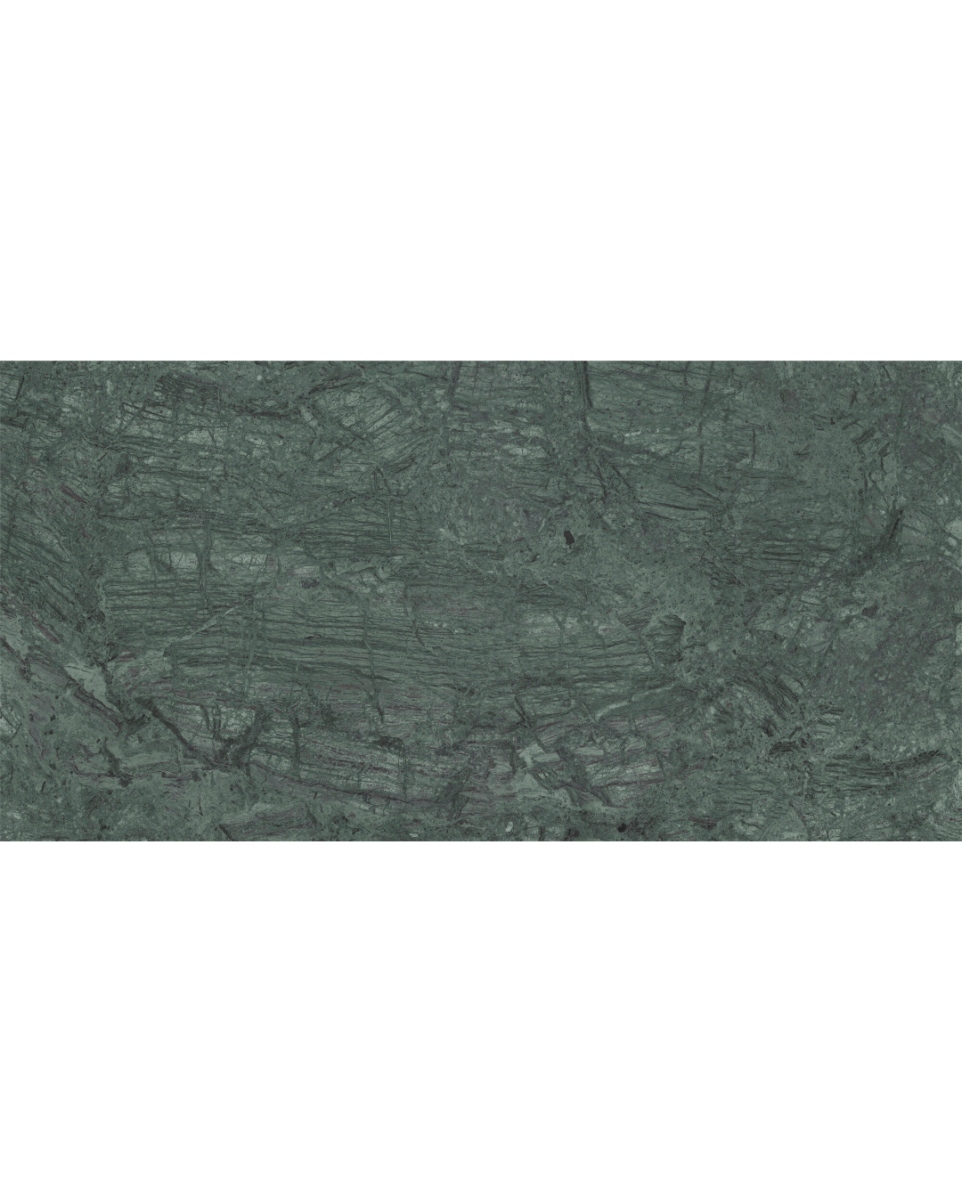 Selva Pol 60x120 - Carrelage pierre marbre vert grain poli effet miroir bords rectifiés