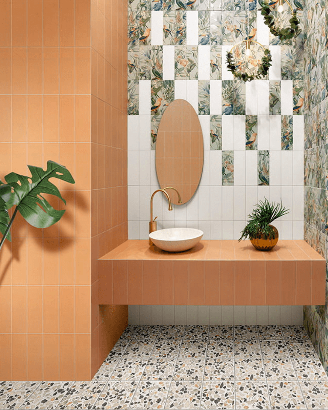 Jungle Tapis 10x30 - Carrelage mural décoratif tropical