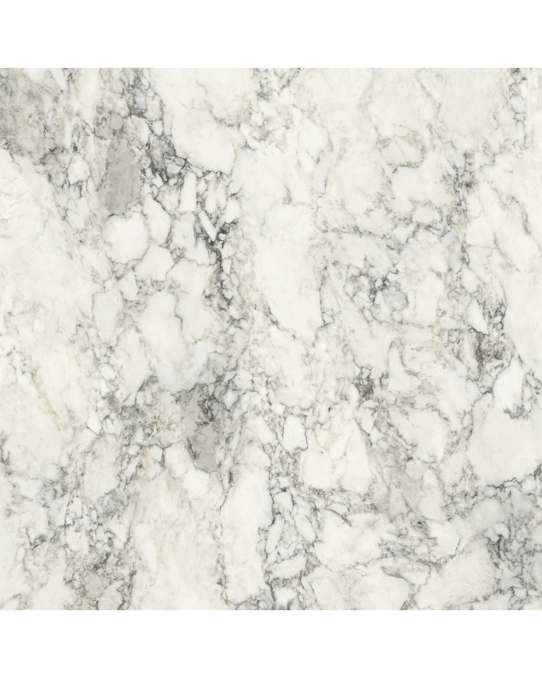 Volterra White Matt 120x120 - Carrelage marbre blanc veiné gris finition mate bords rectifiés