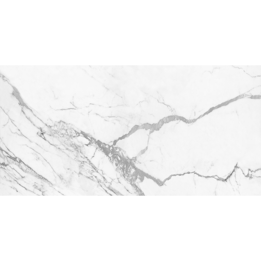 Carrelage mural style marbre blanc grand format 60x120 Artico