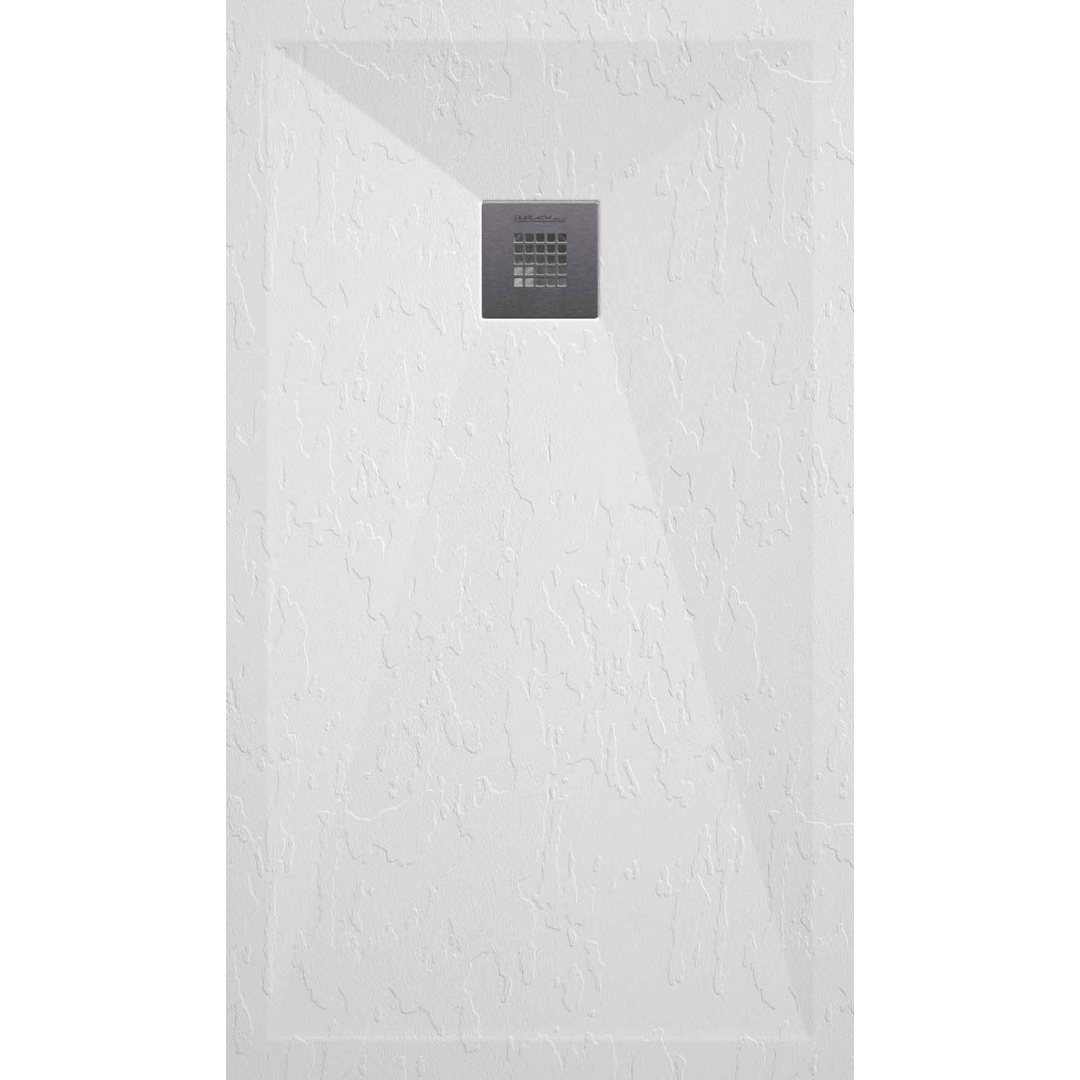 Stone Plus receveur de douche extra-plat ARDOISE Blanc